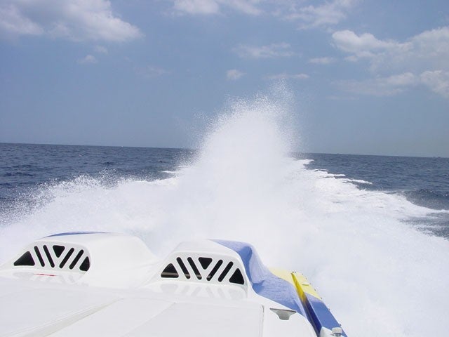 Nice rooster tail pic  Powerboat Forums at SpeedWake